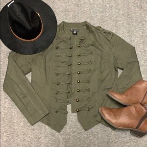 Green army jacket